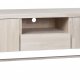 ROWICO Brooklyn TV-bord - hvidpigmenteret eg, m. 2 lger, 1 skuffe og 1 rum