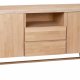 ROWICO Brooklyn sknk - brstet eg, m. 2 lger, 2 skuffer og 1 rum