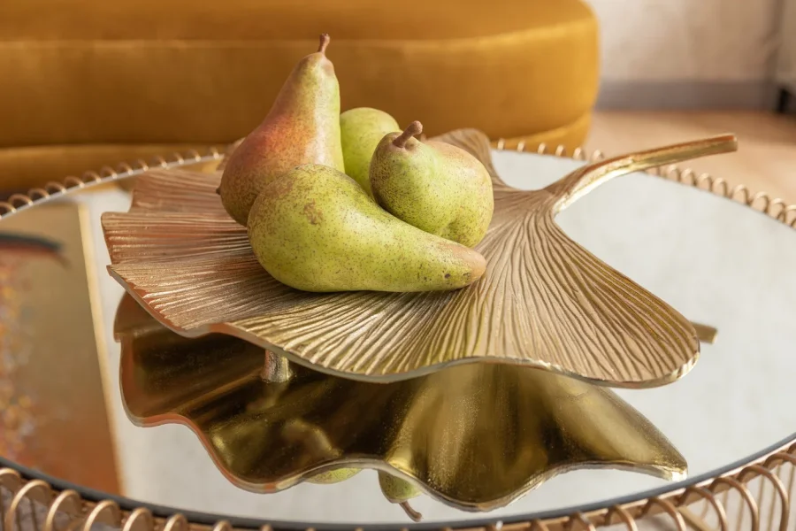 KARE DESIGN Wire Brass sofabord - spejlglas/messing stl, rundt (2/st)