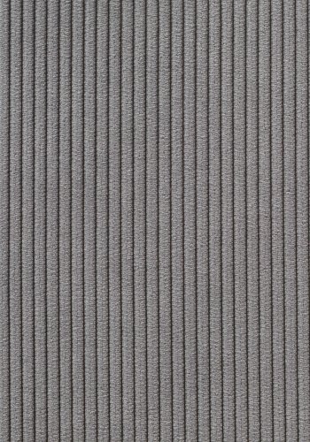 ZUIVER Ridge Rib spisestuestol - lysegr flyelspolyester og slvkrom