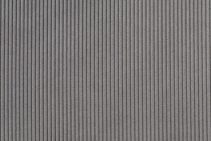 ZUIVER Ridge Rib spisestuestol - lysegr flyelspolyester og slvkrom