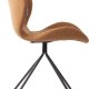 ZUIVER OMG spisestuestol - kamelpolyester og svart jern
