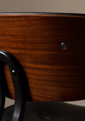 DUTCHBONE Blackwood Esszimmerstuhl - Schwarz- und Walnuss-Eschenholz