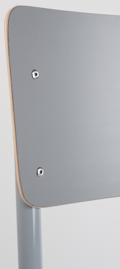 ZUIVER Back To School spisebordsstol, stablebar - gr HPL og gr stl