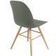 ZUIVER Albert Kuip spisestuestol - grnn plast og naturlig asketre