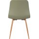 WHITE LABEL LIVING Leon spisestuestol - grnn polypropylen og jern