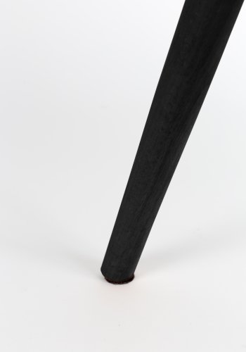 WHITE LABEL LIVING Lester spisebordstol - antrasittgr stoff og bketre