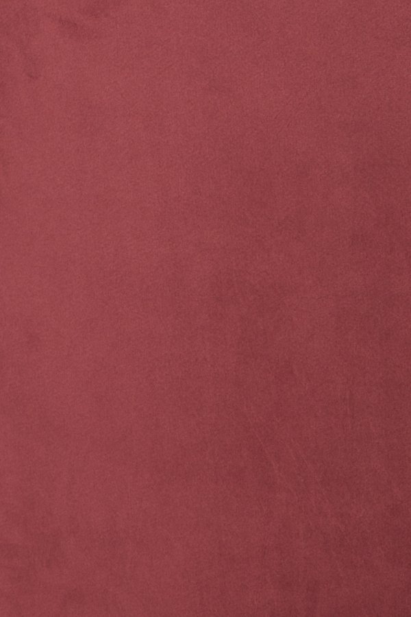 DUTCHBONE Barbara spisebordstol - rdt flyelsstoff og brunt bketre