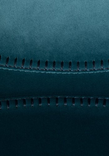 DUTCHBONE Franky Esszimmerstuhl - petrolfarbener Samtstoff und schwarzer Stahl