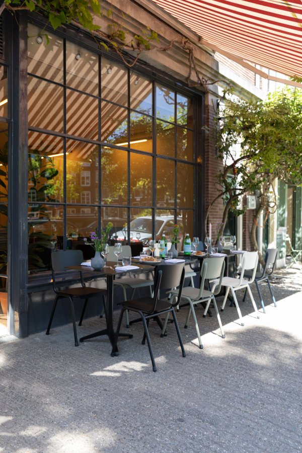 ZUIVER Back To School hagestol, stablebar - sort aluminium