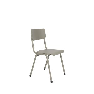 ZUIVER Back To School havestol, stabelbar - mosgrn aluminium