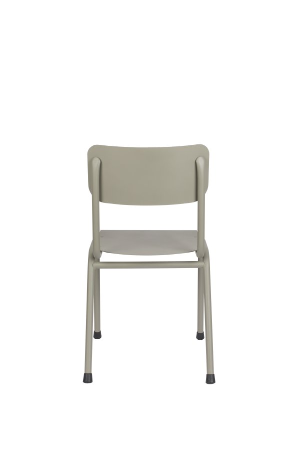 ZUIVER Back To School hagestol, stablebar - mosegrnn aluminium