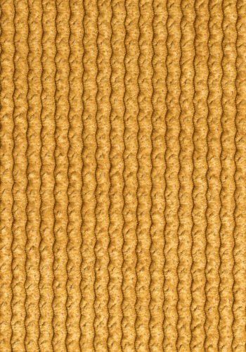 ZUIVER Benson spisestuestol - oker flyel polyester/nylon og sort stl