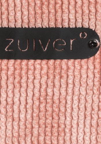 ZUIVER Benson spisestuestol - rosa flyels polyester/nylon og sort stl