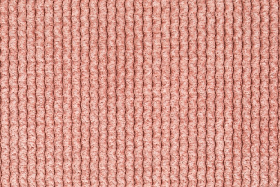 ZUIVER Benson spisestuestol - rosa flyels polyester/nylon og sort stl