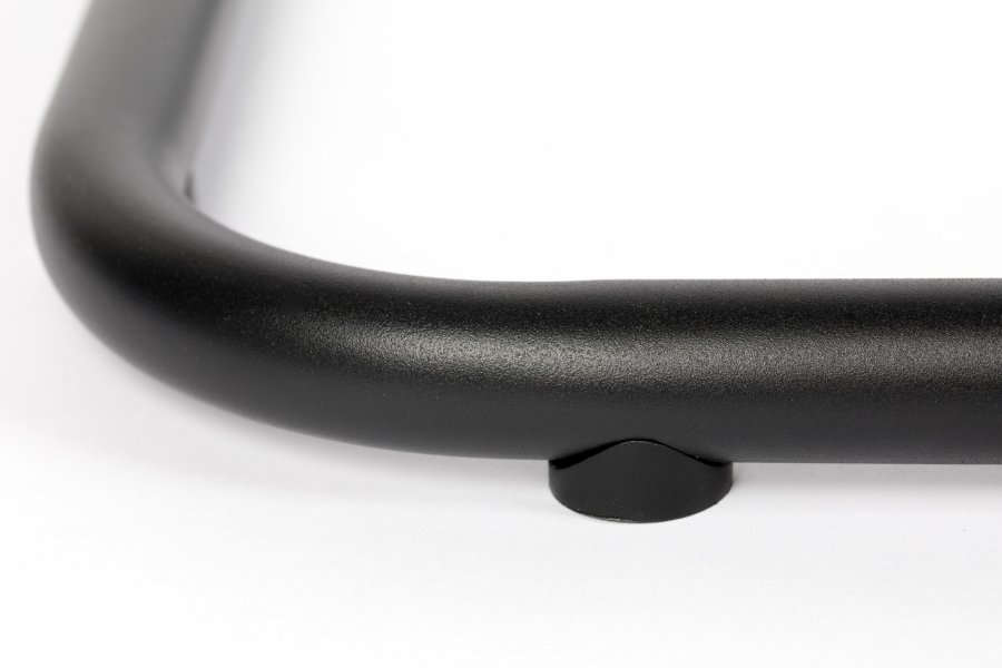 ZUIVER Trst spisestuestol, stablebar - rosa polyetylen og sort stl