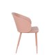 WHITE LABEL LIVING Gigi spisestuestol - rosa polypropylen og stl