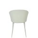 WHITE LABEL LIVING Gigi spisestuestol - mint polypropylen og stl