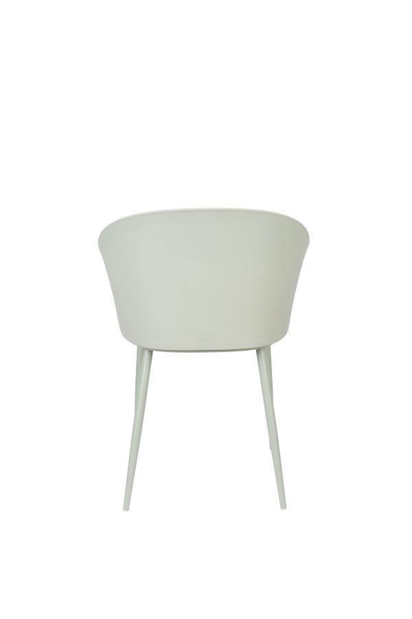 WHITE LABEL LIVING Gigi spisestuestol - mint polypropylen og stl