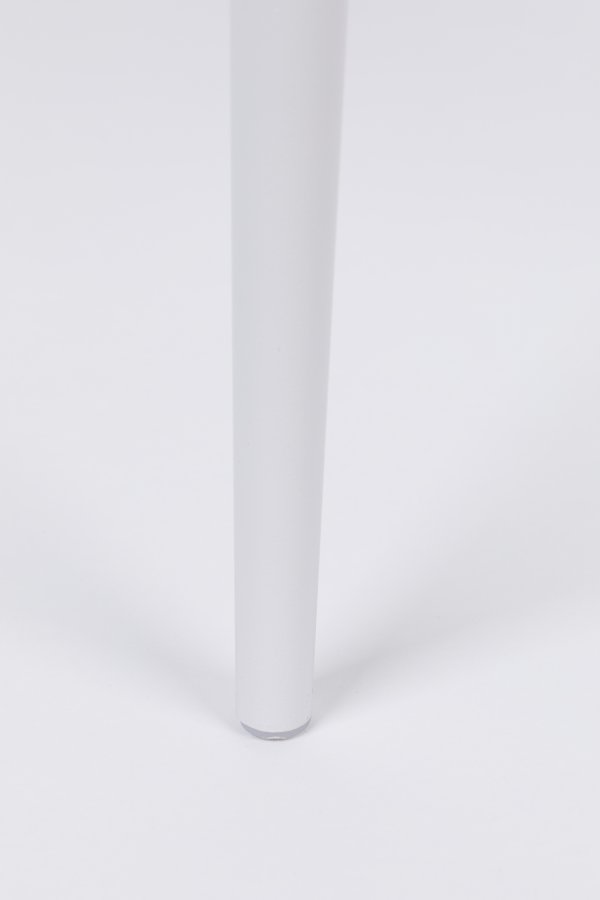 WHITE LABEL LIVING Gigi spisestuestol - hvit polypropylen og stl