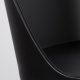 WHITE LABEL LIVING Pip spisestuestol - svart polypropylen og metall
