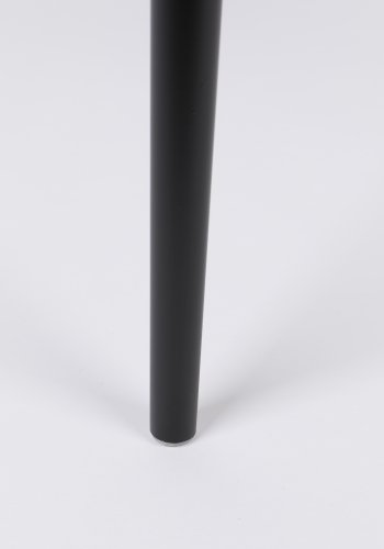 WHITE LABEL LIVING Pip spisestuestol - svart polypropylen og metall