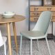 WHITE LABEL LIVING Pip spisestuestol - mint polypropylen og metall