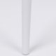 WHITE LABEL LIVING Pip spisestuestol - hvit polypropylen og metall