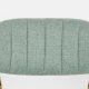 WHITE LABEL LIVING Jolien spisestuestol - lysegrnn polyester/nylon og gullstl