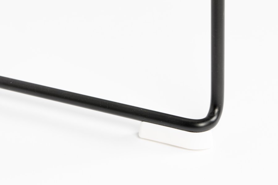 WHITE LABEL LIVING Stacks spisebordsstol, stabelbar - hvit polypropylen og stl