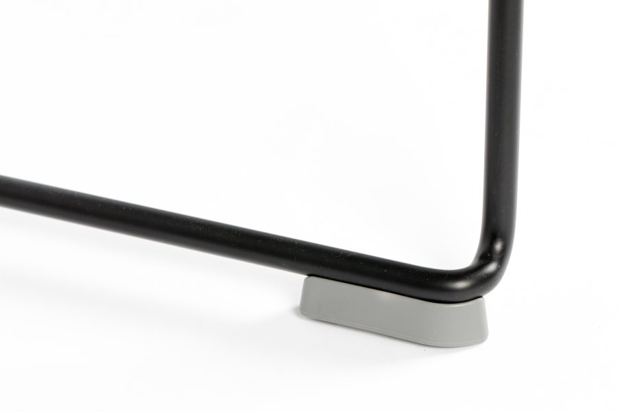 WHITE LABEL LIVING Stacks spisebordsstol, stabelbar - gr polypropylen og stl