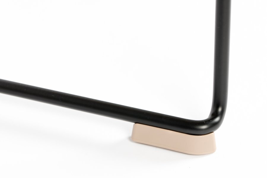 WHITE LABEL LIVING Stacks spisebordsstol, stablebar - brun polypropylen og stl