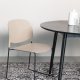 WHITE LABEL LIVING Stacks spisebordsstol, stablebar - brun polypropylen og stl