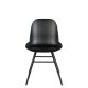 ZUIVER Albert Kuip spisestuestol - sort plast og sort ask