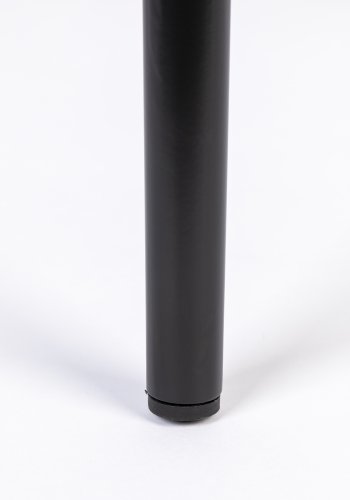 ZUIVER Spike spisestuestol - naturlig rotting, rosa polyester og sort stl