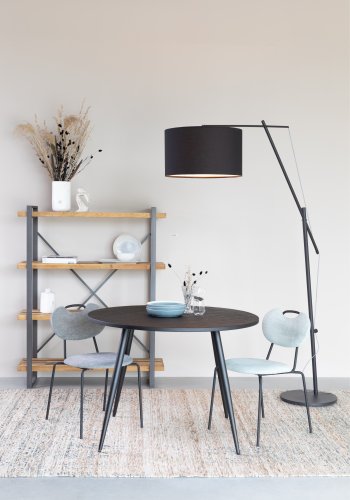 WHITE LABEL LIVING Aspen spisestuestol - lysegrnt stoff og metall