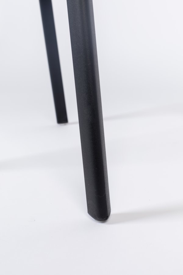 WHITE LABEL LIVING Clive spisestuestol - svart polypropylen