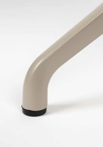 ZUIVER Albert Kuip spisebordsstol, med svingfunksjon - taupe polyester og taupe aluminium