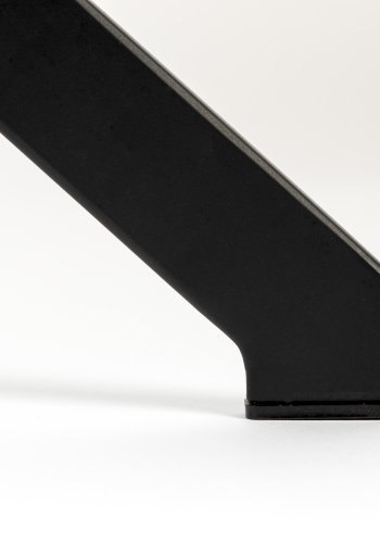 ZUIVER Tyler spisebordstol, m svingfunksjon - hvitt boucléstoff og sort stl