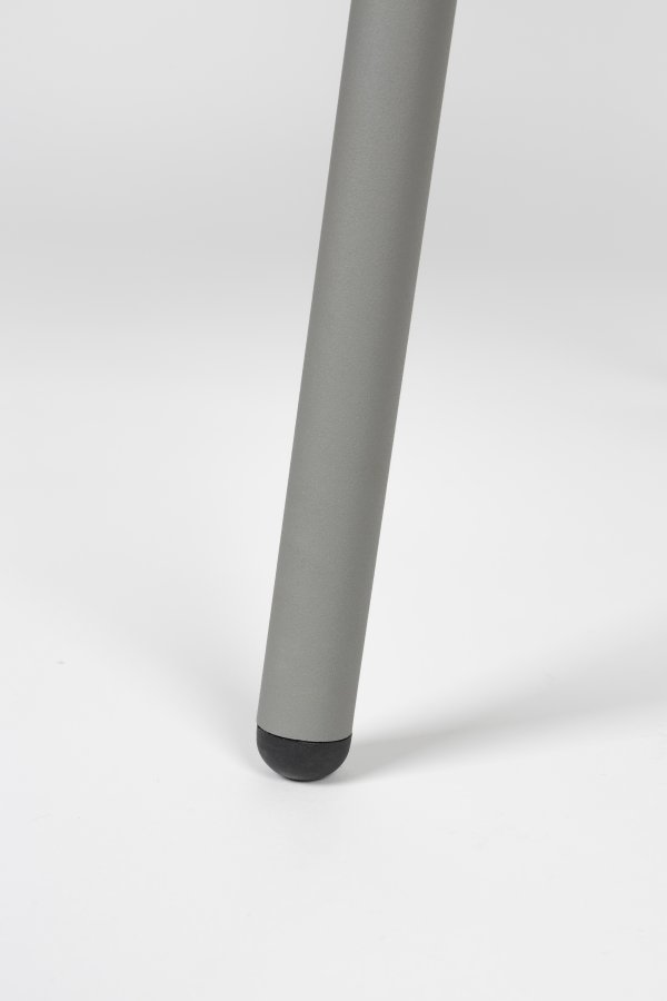 ZUIVER Clip spisestuestol - gr polyester, eikefiner og metall