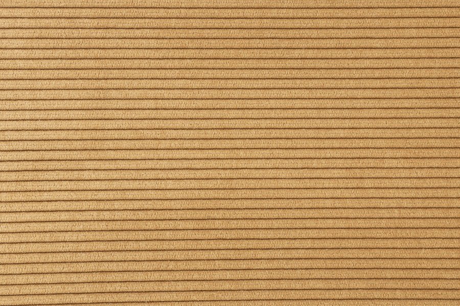 ZUIVER Bonnet spisestuestol - okergul flyelsstoff og svart metall