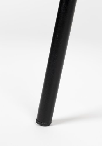 ZUIVER Bonnet spisestuestol - grnt flyelsstoff og svart metall