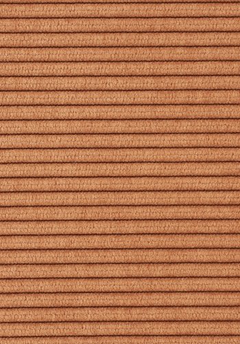 ZUIVER Bonnet spisestuestol - terrakotta flyelsstoff og svart metall