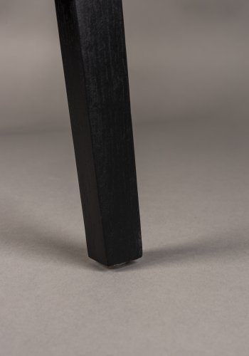 DUTCHBONE Westlake spisebordsstol, m. armln - sort tr og bgetr