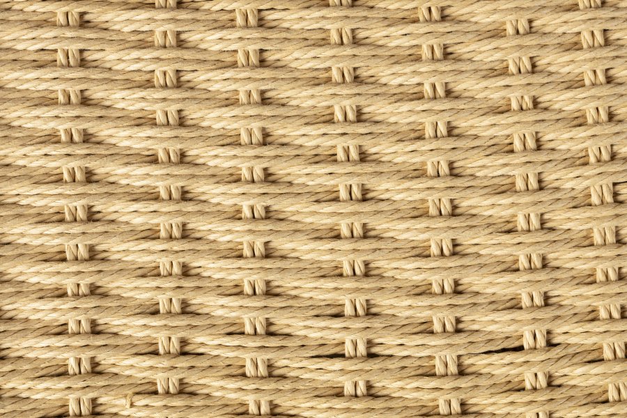 DUTCHBONE Cecile spisebordstol - naturlig papirsnor og brunt bketre