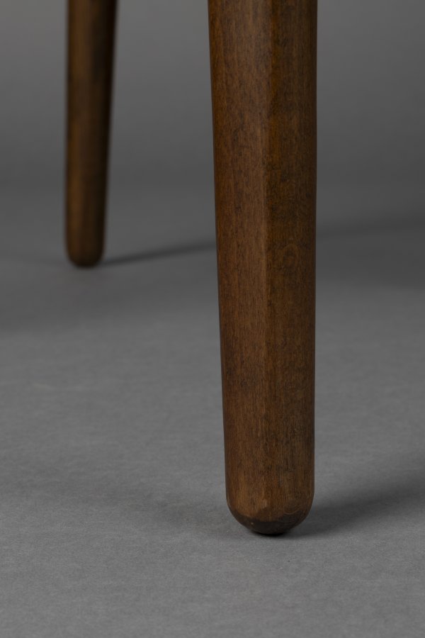 DUTCHBONE Cecile spisebordstol - naturlig papirsnor og brunt bketre