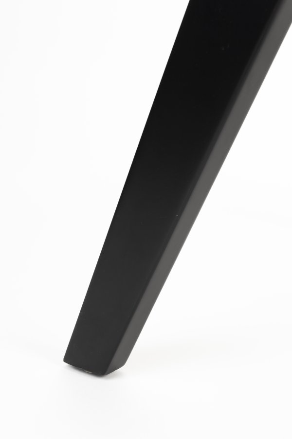 ZUIVER NDSM lenestol, m armlener - sort bouclé stoff og sort bketre/trefiner