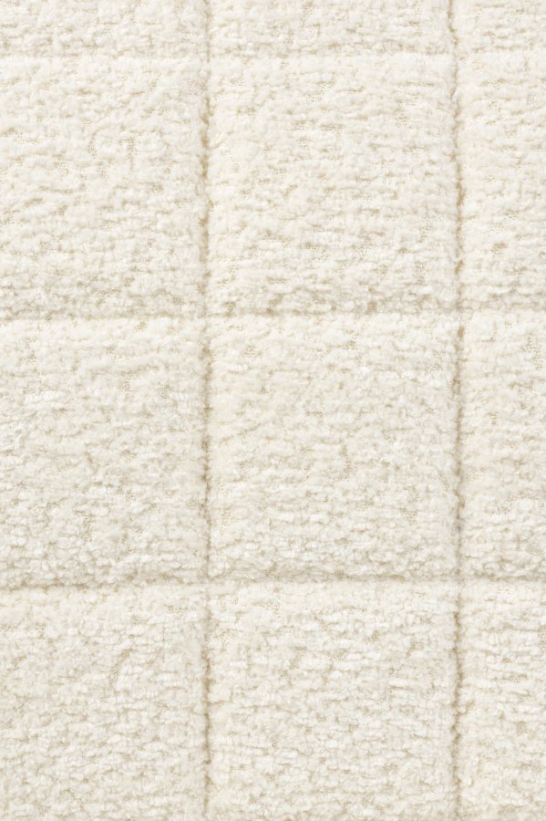 ZUIVER OMG Myk spisestuestol - off-white polyester og off-white stl