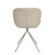ZUIVER OMG Myk spisestuestol - beige polyester og beige stl