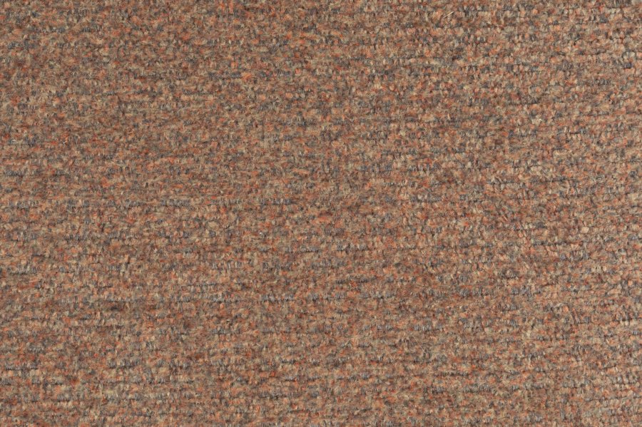 WHITE LABEL LIVING Sanne spisestol - oransje gr polyester og sort stl